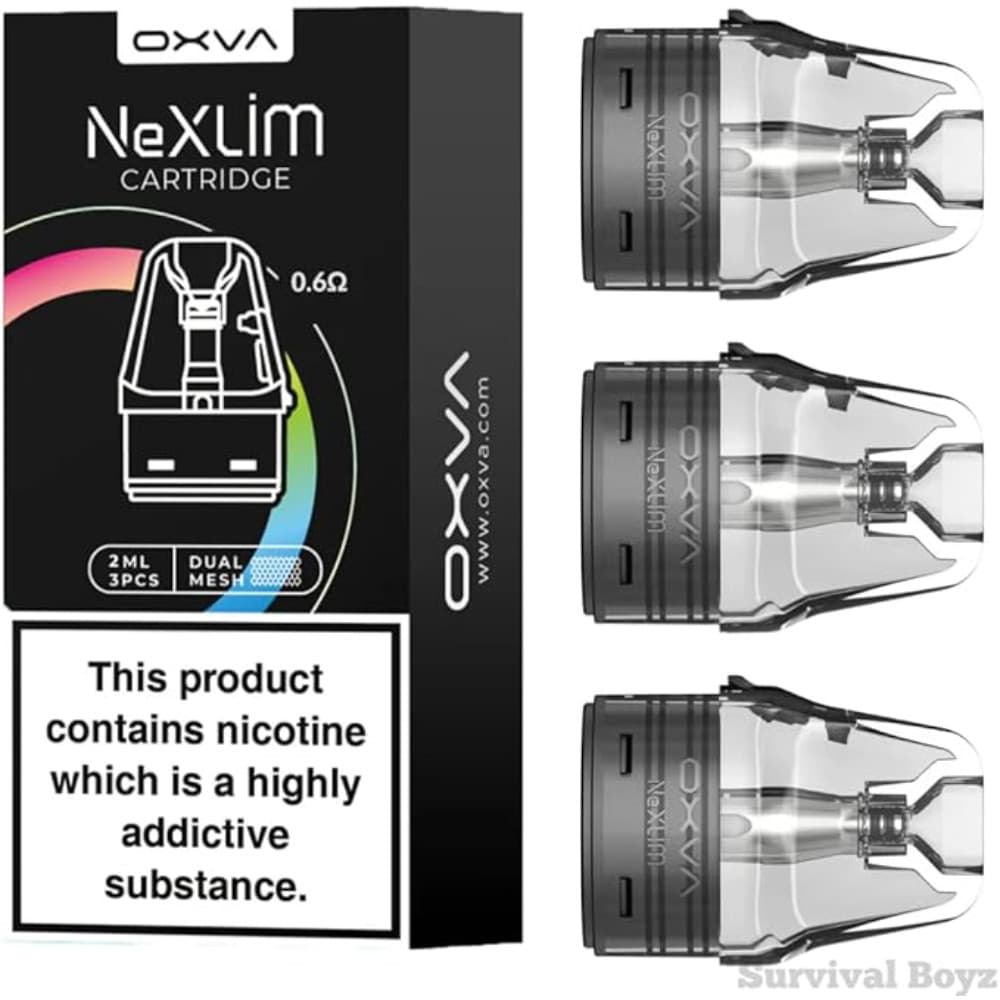  0.6ohm Oxva Nexlim Replacement Pods 3 Packs