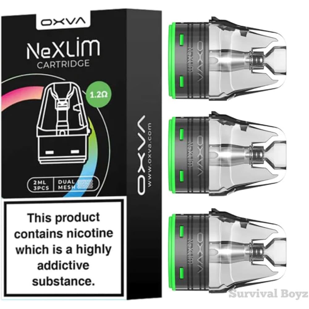 1.2ohm Oxva Nexlim Replacement Pods 3 Packs