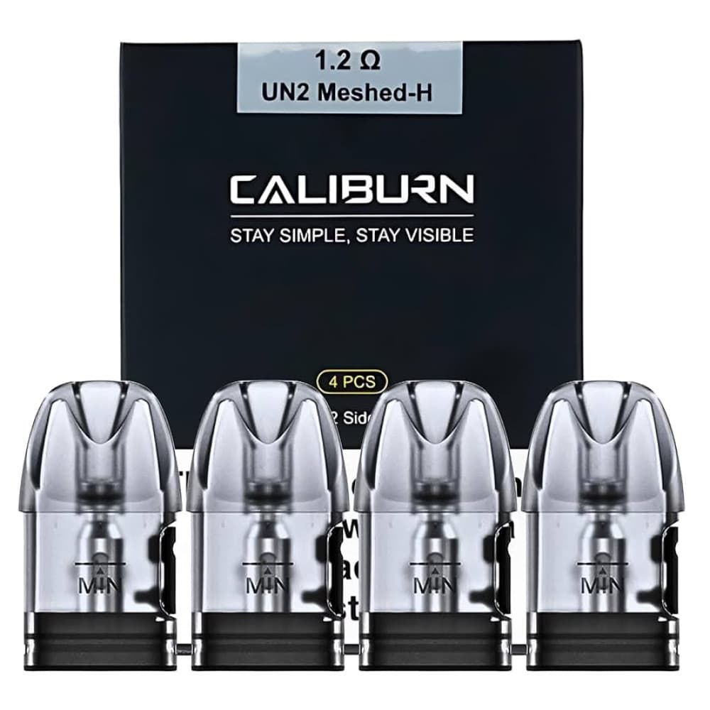  1.2ohm Uwell Caliburn A2 Replacement Pods 4 Packs