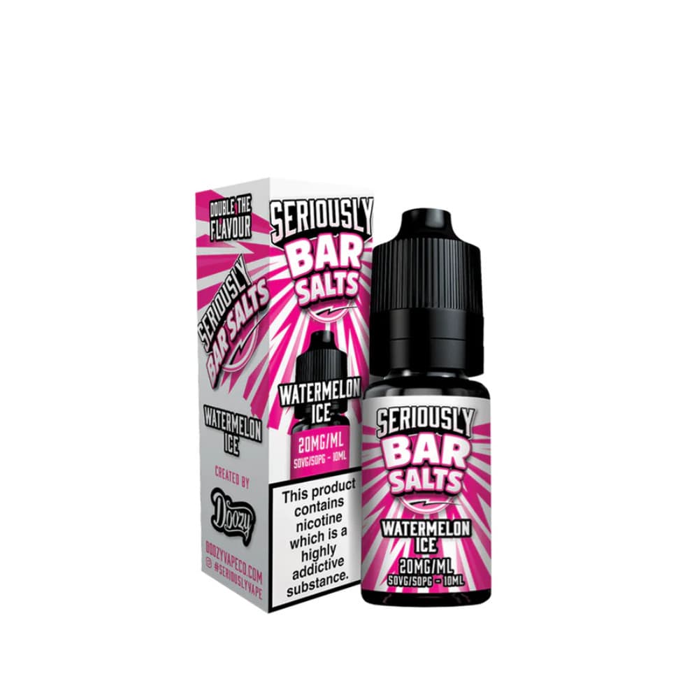  Watermelon Ice / 10mg Doozy Seriously Bar Salts 10ml e liquids 10ml