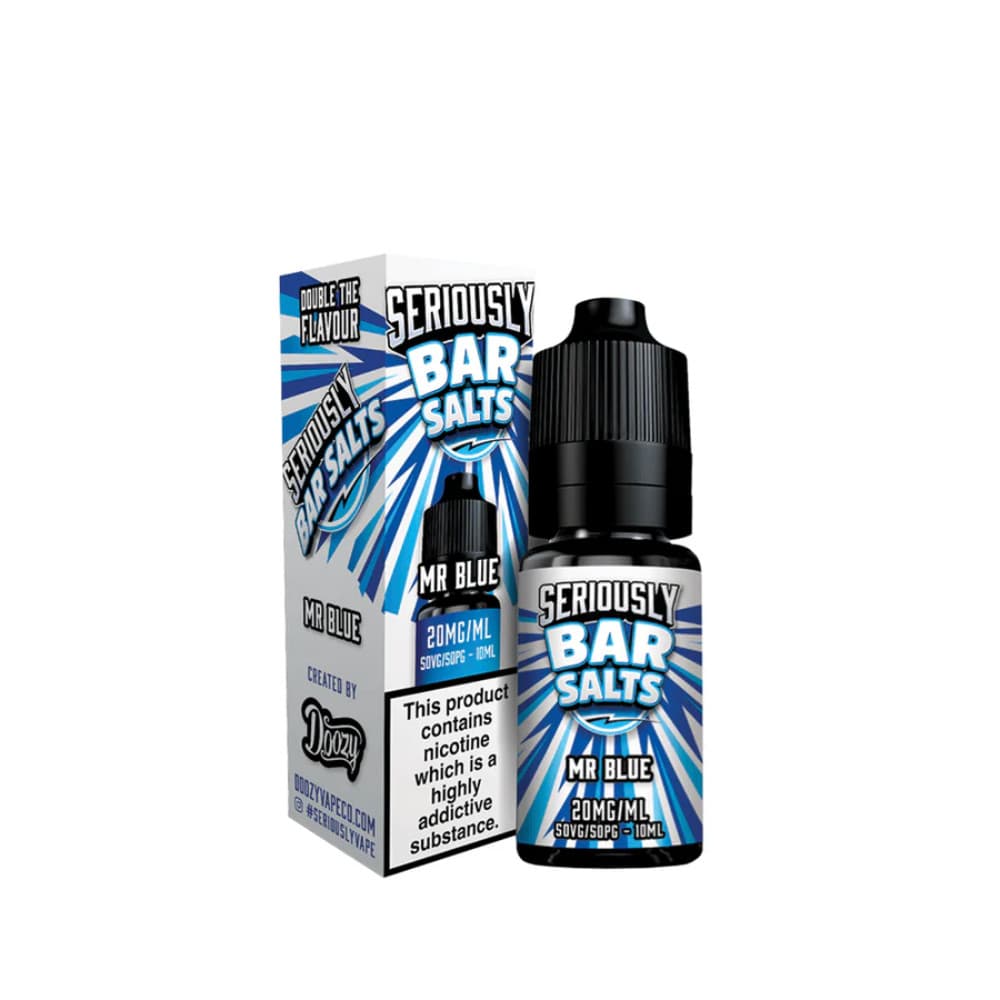  Mr Blue / 20mg Doozy Seriously Bar Salts 10ml e liquids 10ml
