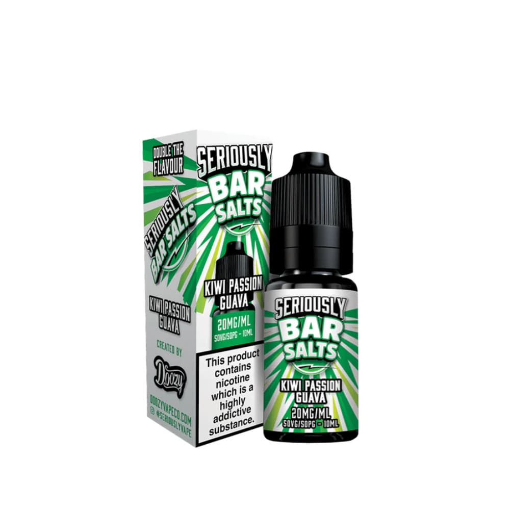  Kiwi Passion Guava / 20mg Doozy Seriously Bar Salts 10ml e liquids 10ml