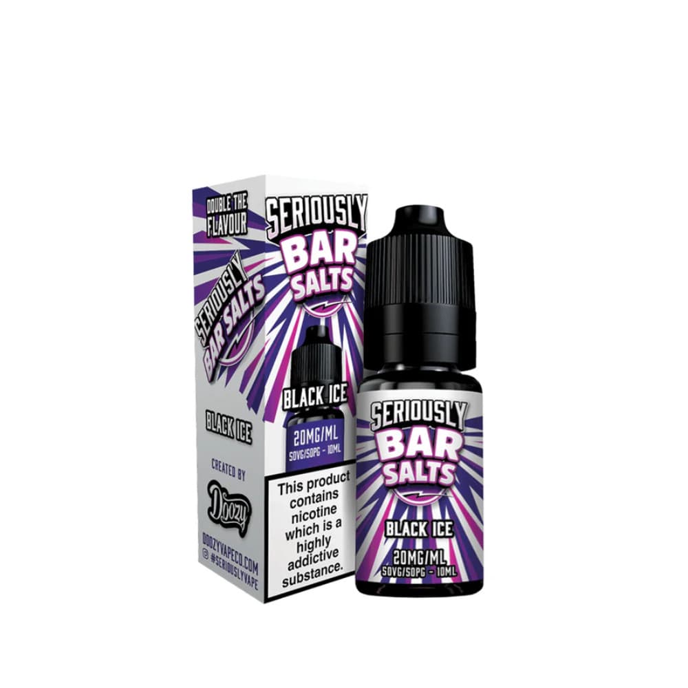  Black Ice / 20mg Doozy Seriously Bar Salts 10ml e liquids 10ml