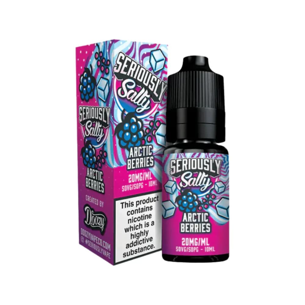  Arctic Berries / 10mg Doozy Seriously Salty Nic Salts e liquids 10ml