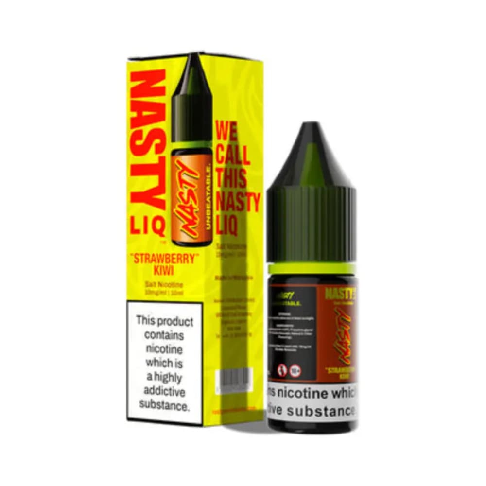  Strawberry Kiwi / 10mg Nasty Liq Nic Salts e liquids 10ml Box of 10