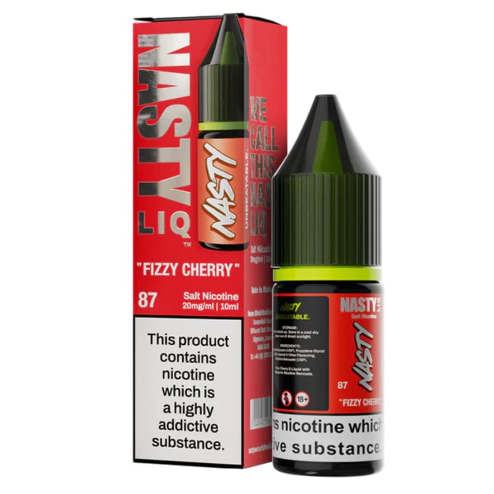  Fizzy Cherry / 20mg Nasty Liq Nic Salts e liquids 10ml Box of 10