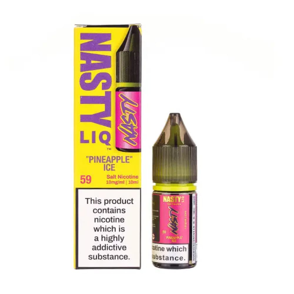  Pineapple Ice / 10mg Nasty Liq Nic Salts e liquids 10ml Box of 10