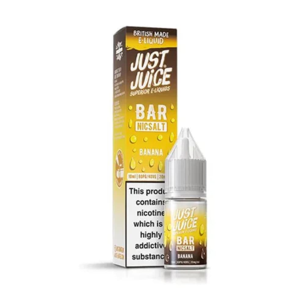  Banana / 20mg Just Juice Bar Nic Salts e liquids 10ml Box of 10