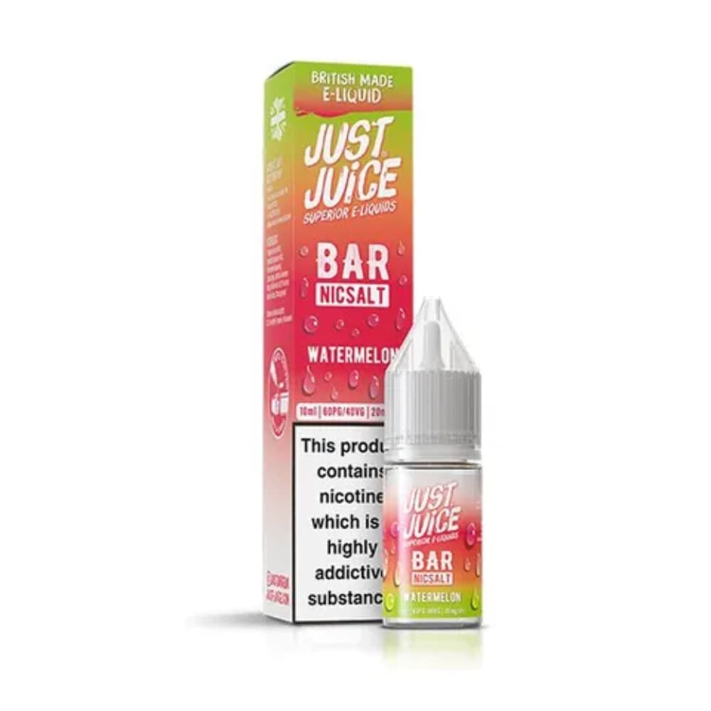  Watermelon / 10mg Just Juice Bar Nic Salts e liquids 10ml Box of 10