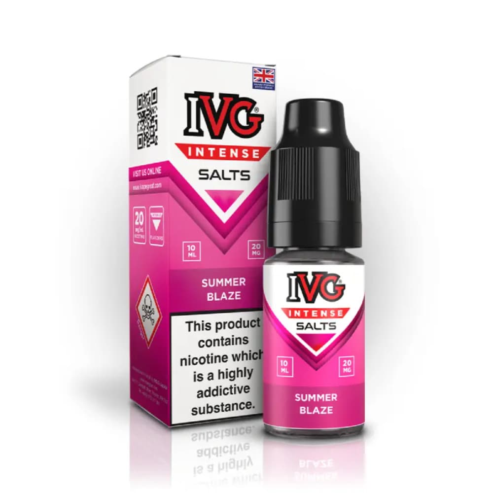  Summer Blaze / 20mg IVG Intense Nic Salts e liquids 10ml Box of 10