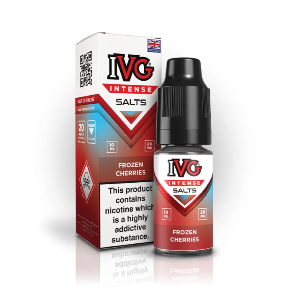  Frozen Cherries / 20mg IVG Intense Nic Salts e liquids 10ml Box of 10
