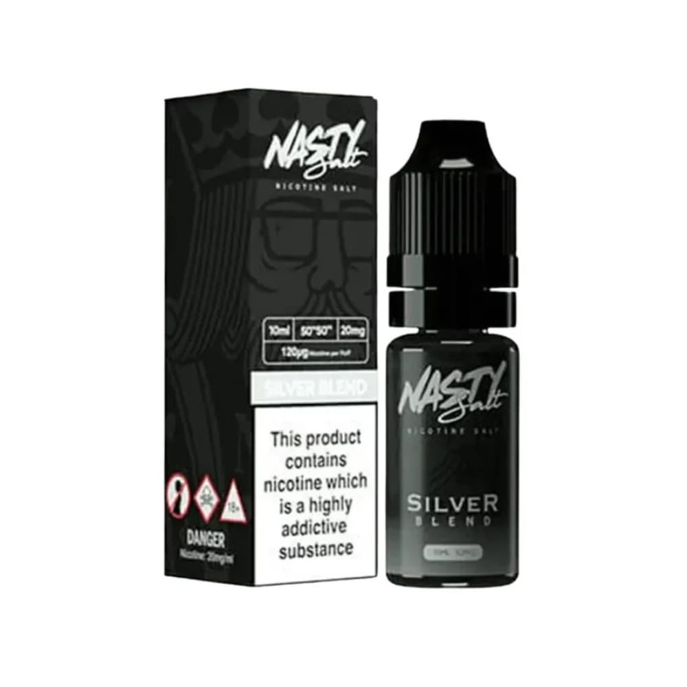  Silver Blend / 10mg Nasty Juice Nic Salts e liquids 10ml