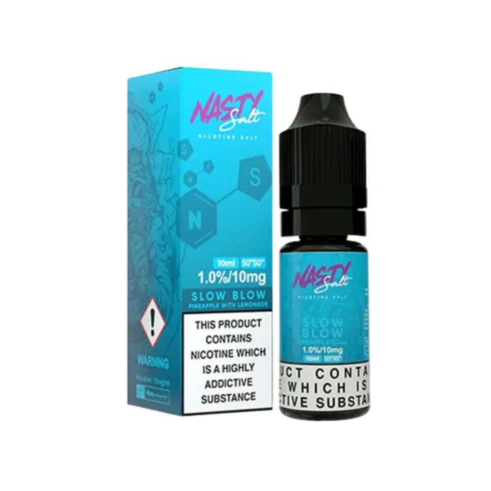  Slow Blow / 20mg Nasty Juice Nic Salts e liquids 10ml