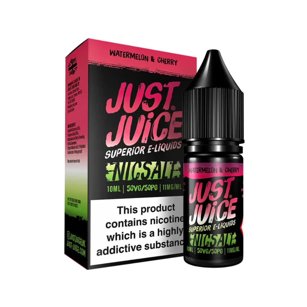  Watermelon & Cherry / 10mg Just Juice Original Nic Salts e liquids 10ml
