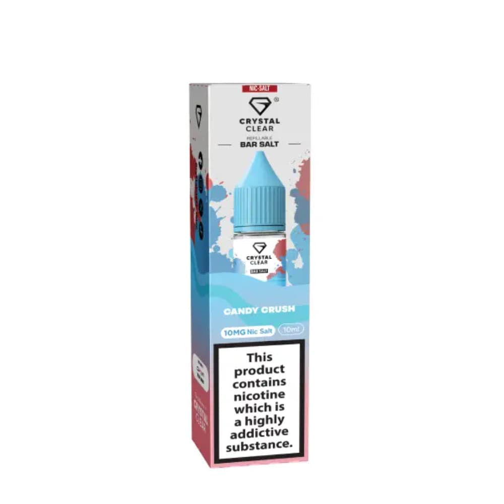  Cherry Crush / 10mg Crystal Clear Nic Salts e liquids 10ml Box of 10