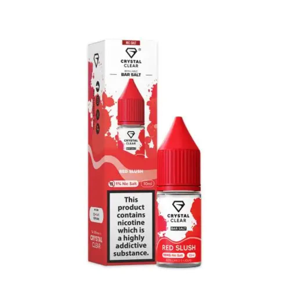  Red Slush / 10mg Crystal Clear Nic Salts e liquids 10ml Box of 10