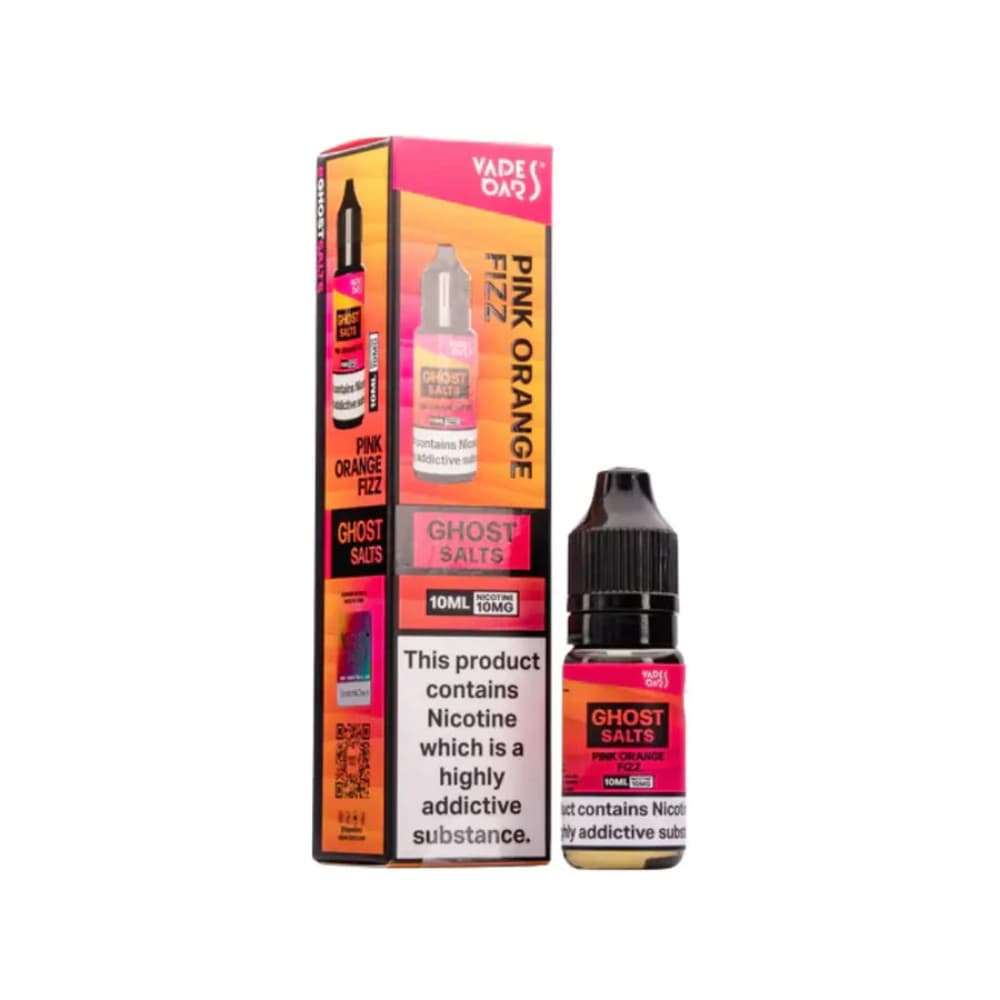  Pink Orange Fizz / 20mg Ghost 3500 Nic Salts e liquids 10ml Box of 10