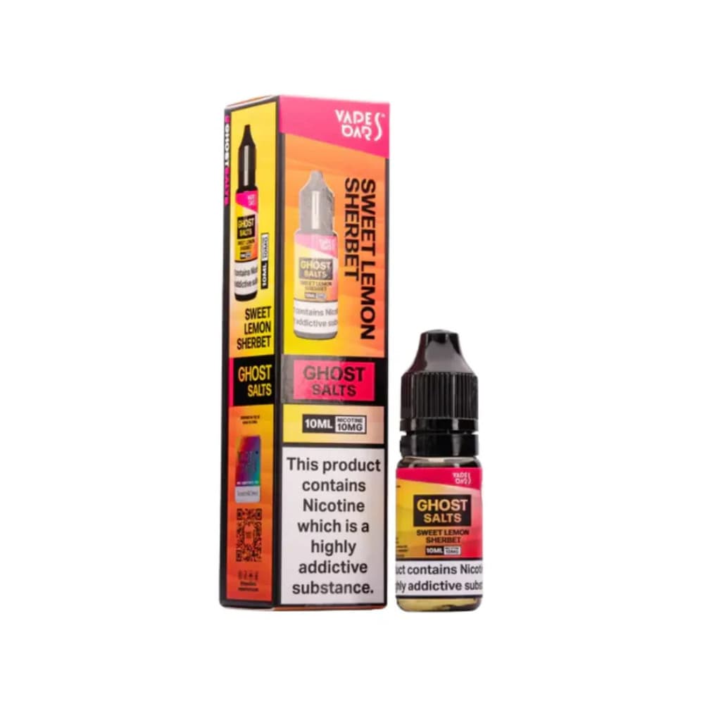  Lemon Sherbet / 20mg Ghost 3500 Nic Salts e liquids 10ml Box of 10