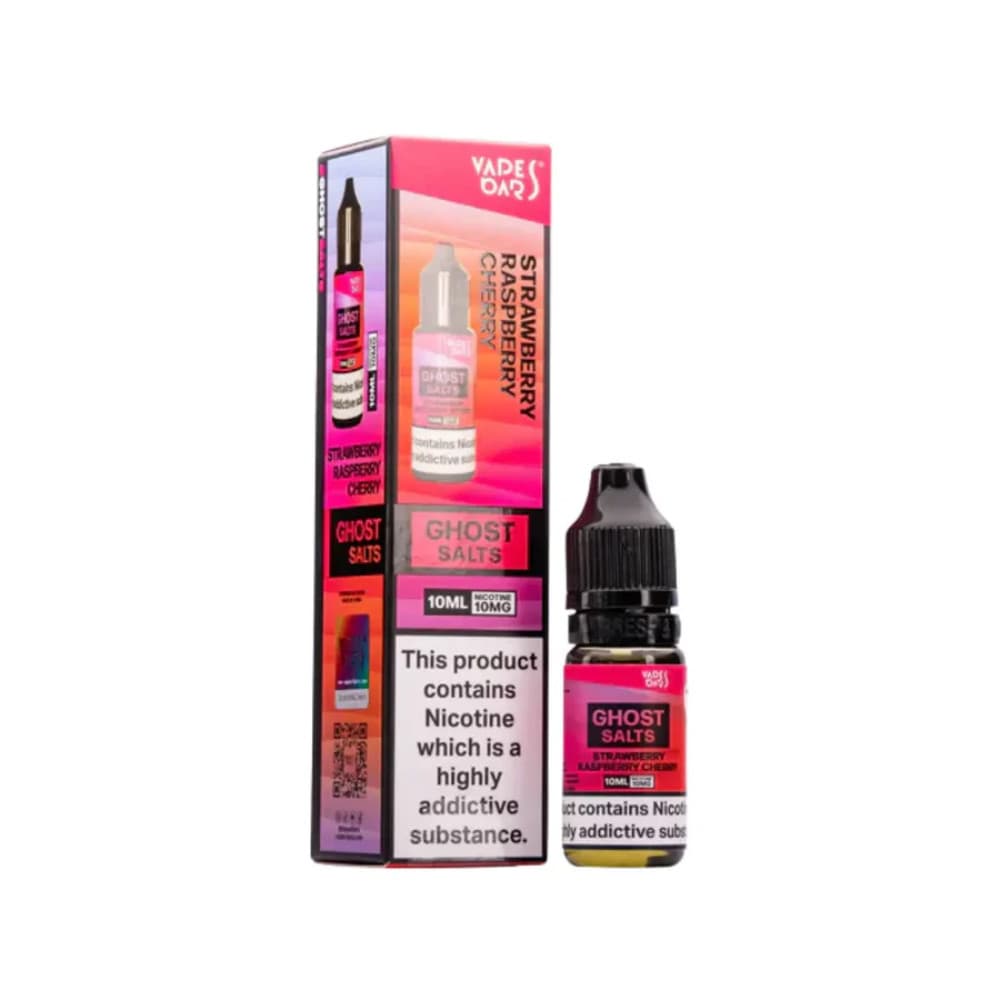  Strawberry Raspberry Cherry / 20mg Ghost 3500 Nic Salts e liquids 10ml Box of 10