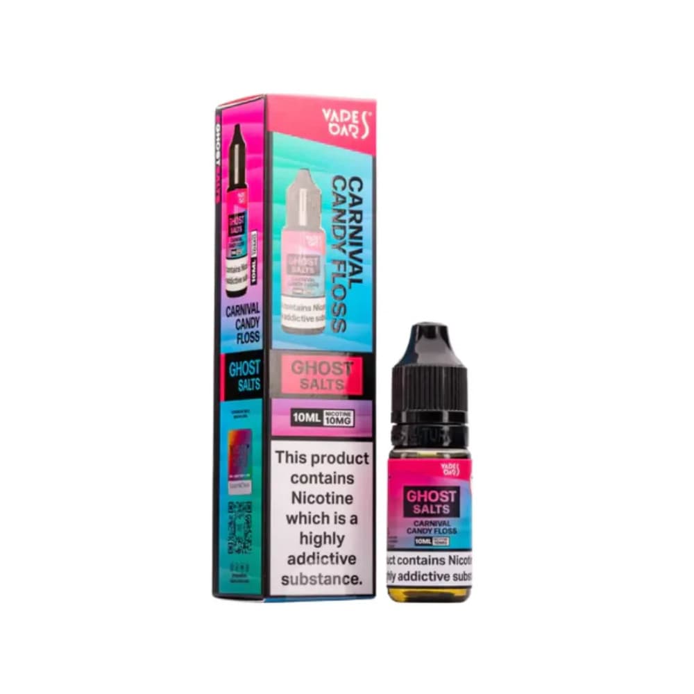  Carnival Candy / 10mg Ghost 3500 Nic Salts e liquids 10ml Box of 10