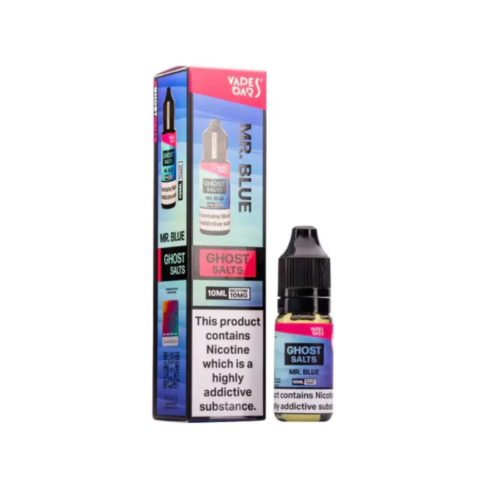  Mr Blue / 10mg Ghost 3500 Nic Salts e liquids 10ml Box of 10