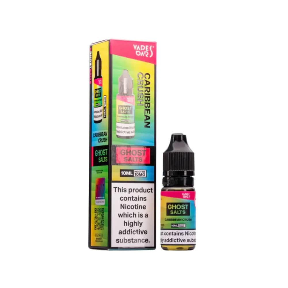  Caribbean Crush / 20mg Ghost 3500 Nic Salts e liquids 10ml Box of 10