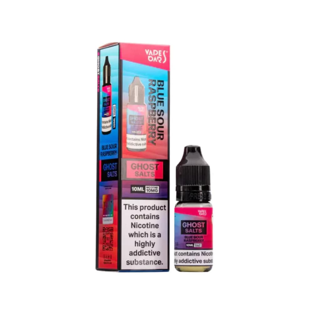  Blue Sour Raspberry / 10mg Ghost 3500 Nic Salts e liquids 10ml Box of 10