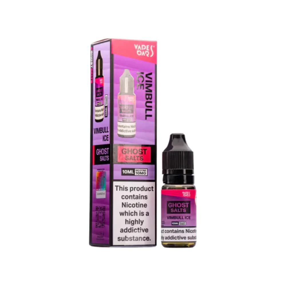  VimBull Ice / 10mg Ghost 3500 Nic Salts e liquids 10ml Box of 10