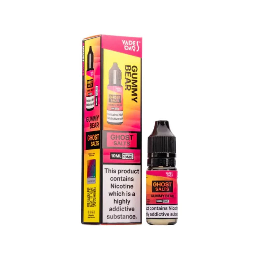  Gummy Bear / 20mg Ghost 3500 Nic Salts e liquids 10ml Box of 10