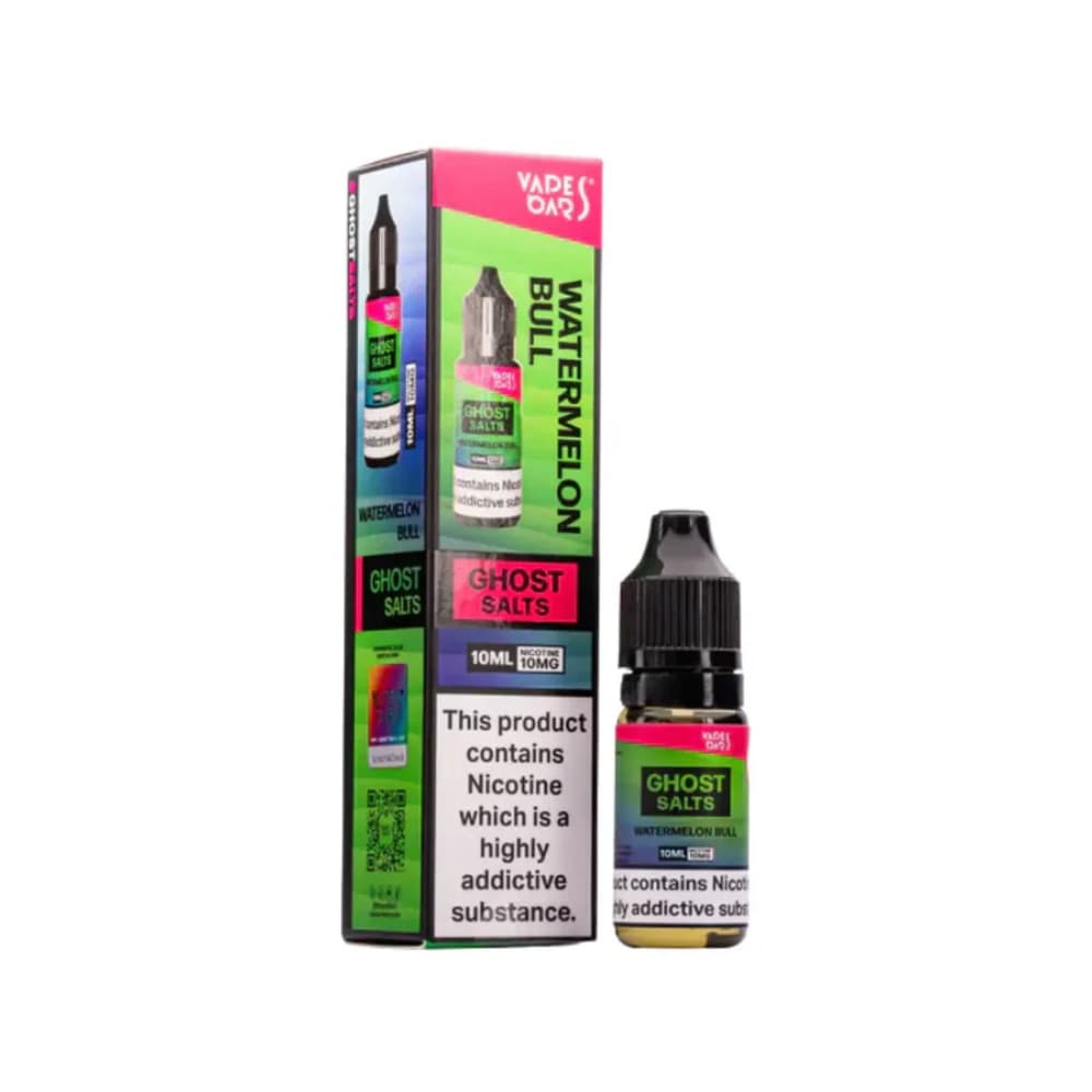  Watermelon Bull / 10mg Ghost 3500 Nic Salts e liquids 10ml Box of 10