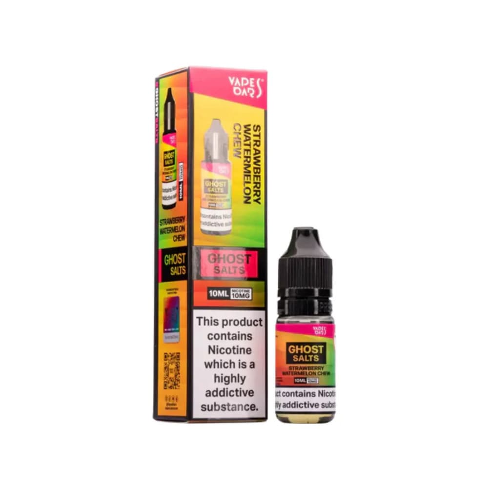  Strawberry Watermelon Chew / 10mg Ghost 3500 Nic Salts e liquids 10ml Box of 10