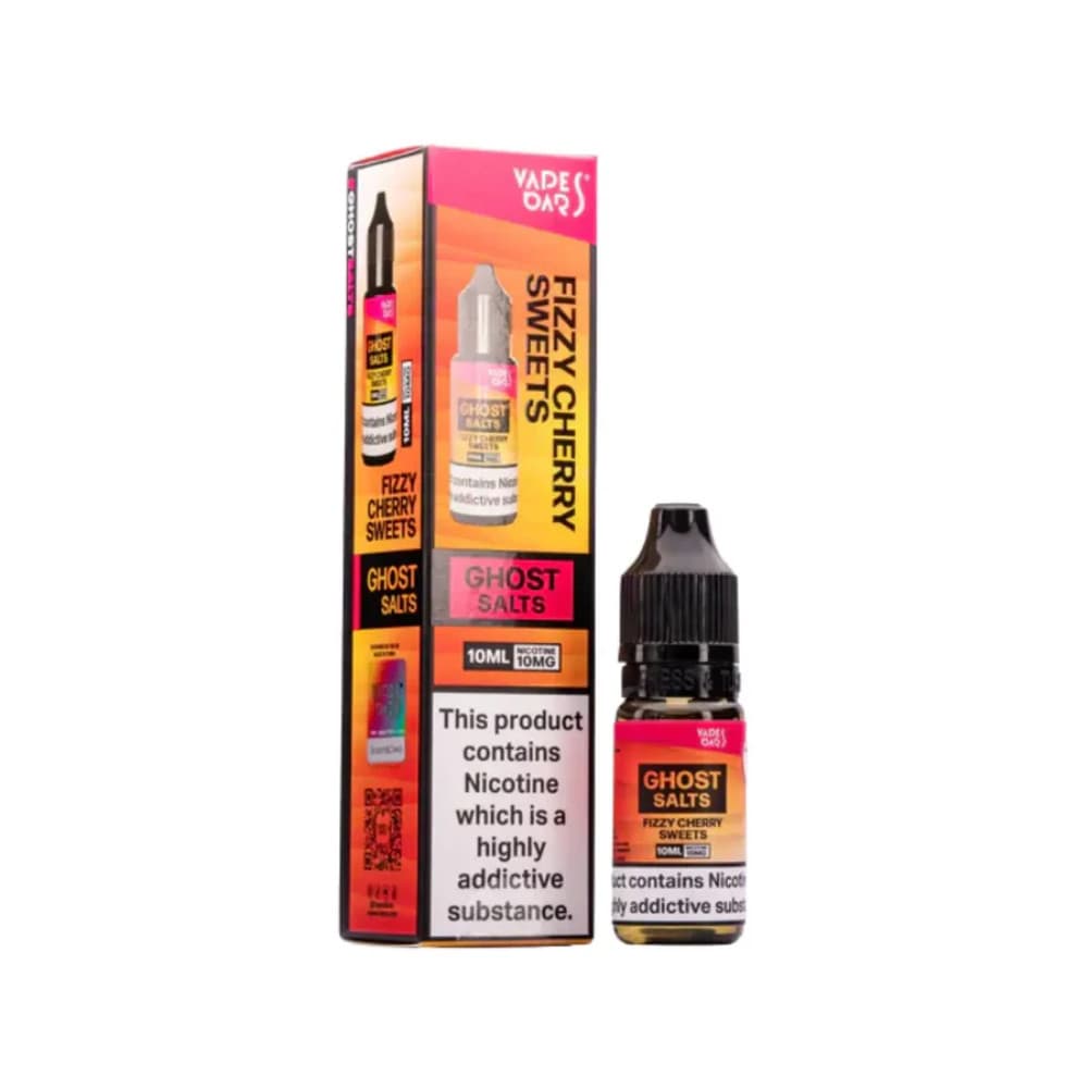  Fizzy Cherry / 10mg Ghost 3500 Nic Salts e liquids 10ml Box of 10