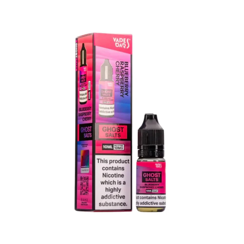  Blueberry Raspberry Cherry / 20mg Ghost 3500 Nic Salts e liquids 10ml Box of 10