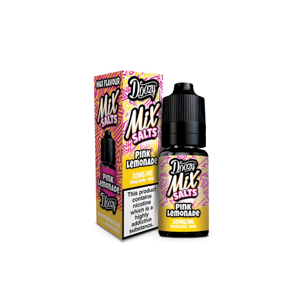  Pink Lemonade / 20mg Doozy Mix Nic Salts 10ml e liquids 10ml Box of 10