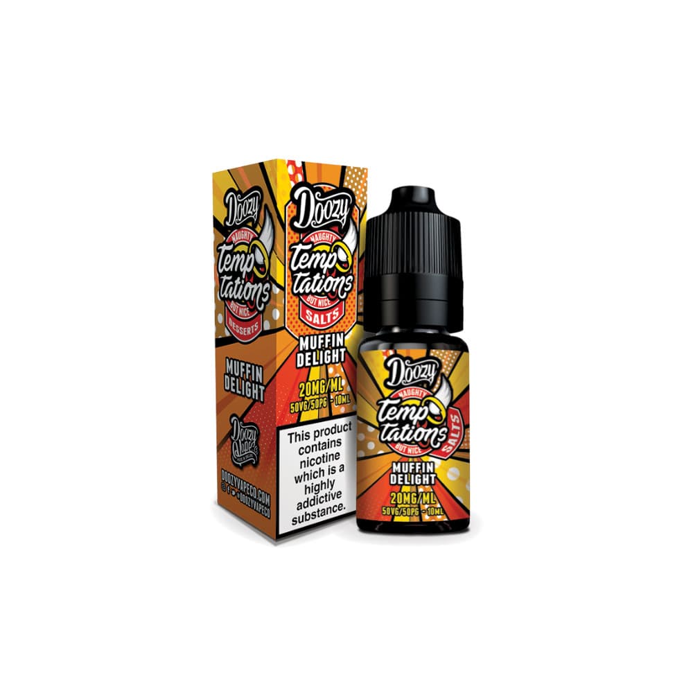  Muffin Delight / 20mg Doozy Temptation Nic Salts e liquids 10ml