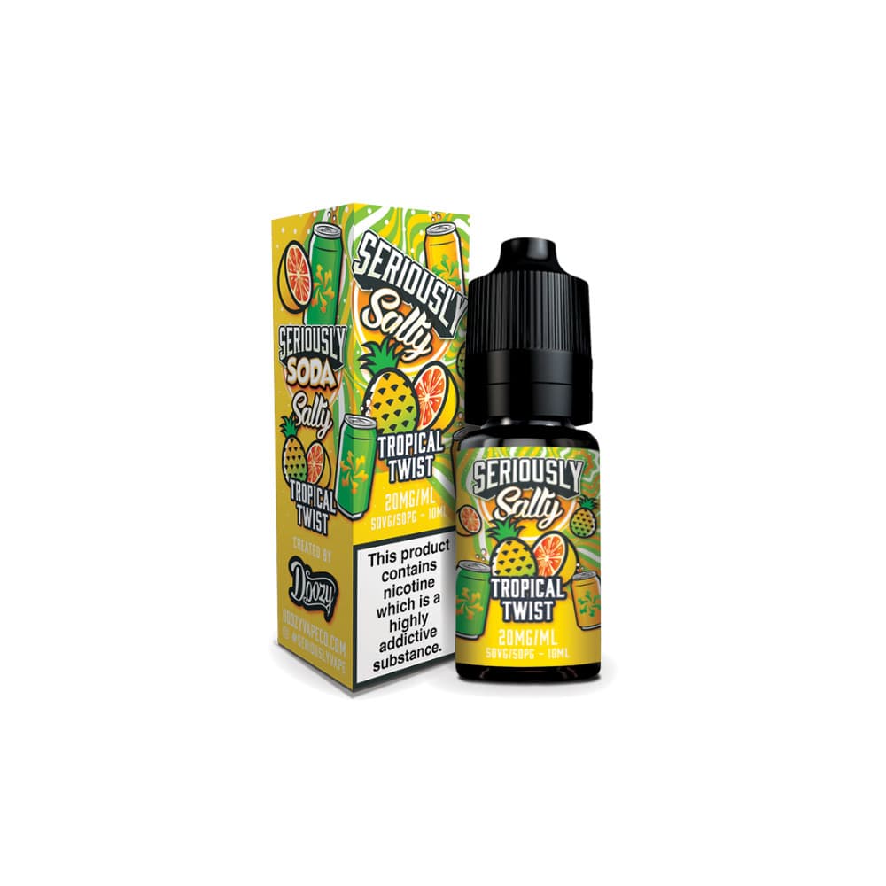 Tropical Twist / 20mg Doozy Serious Soda Nic Salts e liquids 10ml