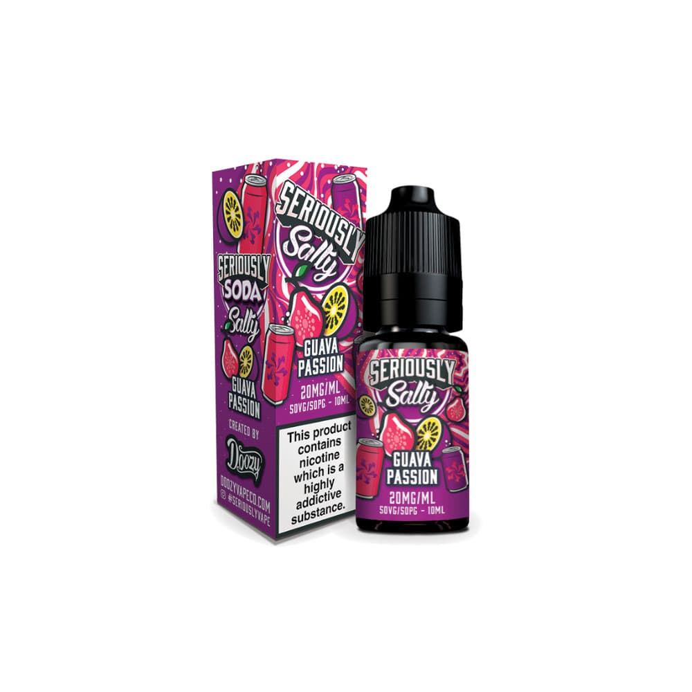  Guava Passion / 10mg Doozy Serious Soda Nic Salts e liquids 10ml