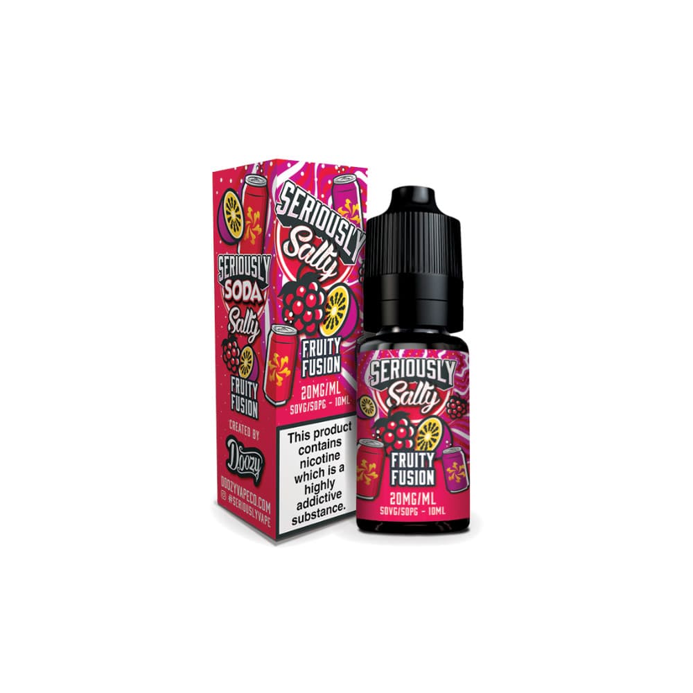  Fruity Fusion / 10mg Doozy Serious Soda Nic Salts e liquids 10ml