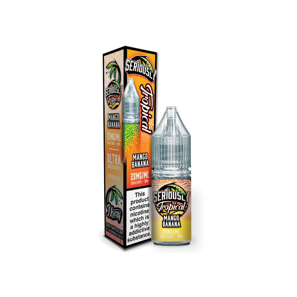  Mango Banana / 20mg Doozy Serious Tropical Nic Salts 10ml Box of 10