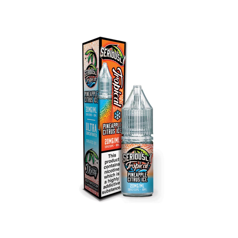  Pineapple Citrus Ice / 10mg Doozy Serious Tropical Nic Salts 10ml Box of 10