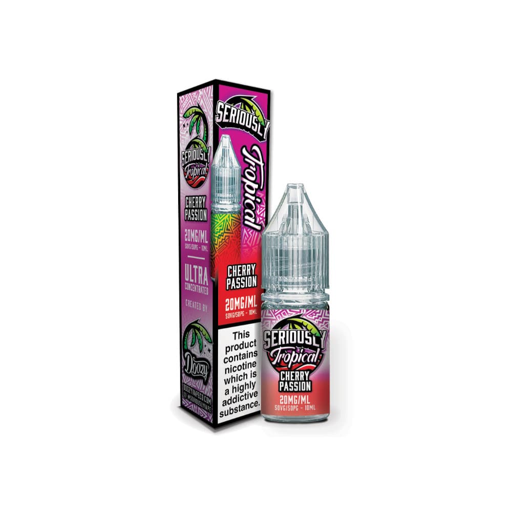  Cherry Passion / 10mg Doozy Serious Tropical Nic Salts 10ml Box of 10