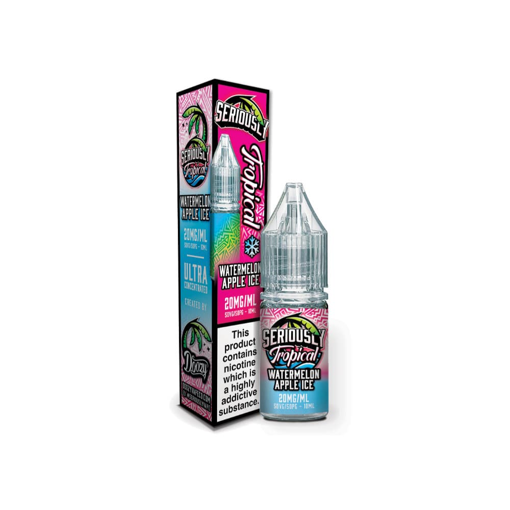  Watermelon Apple Ice / 10mg Doozy Serious Tropical Nic Salts 10ml Box of 10