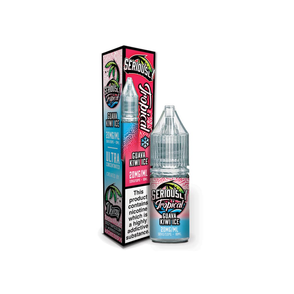  Guava Kiwi Ice / 20mg Doozy Serious Tropical Nic Salts 10ml Box of 10