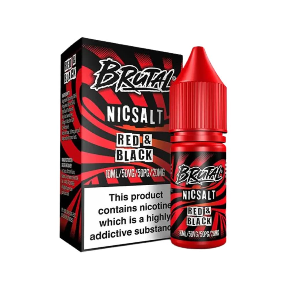 Red & Black / 10mg Just Juice Brutal Nic Salts e liquids 10ml