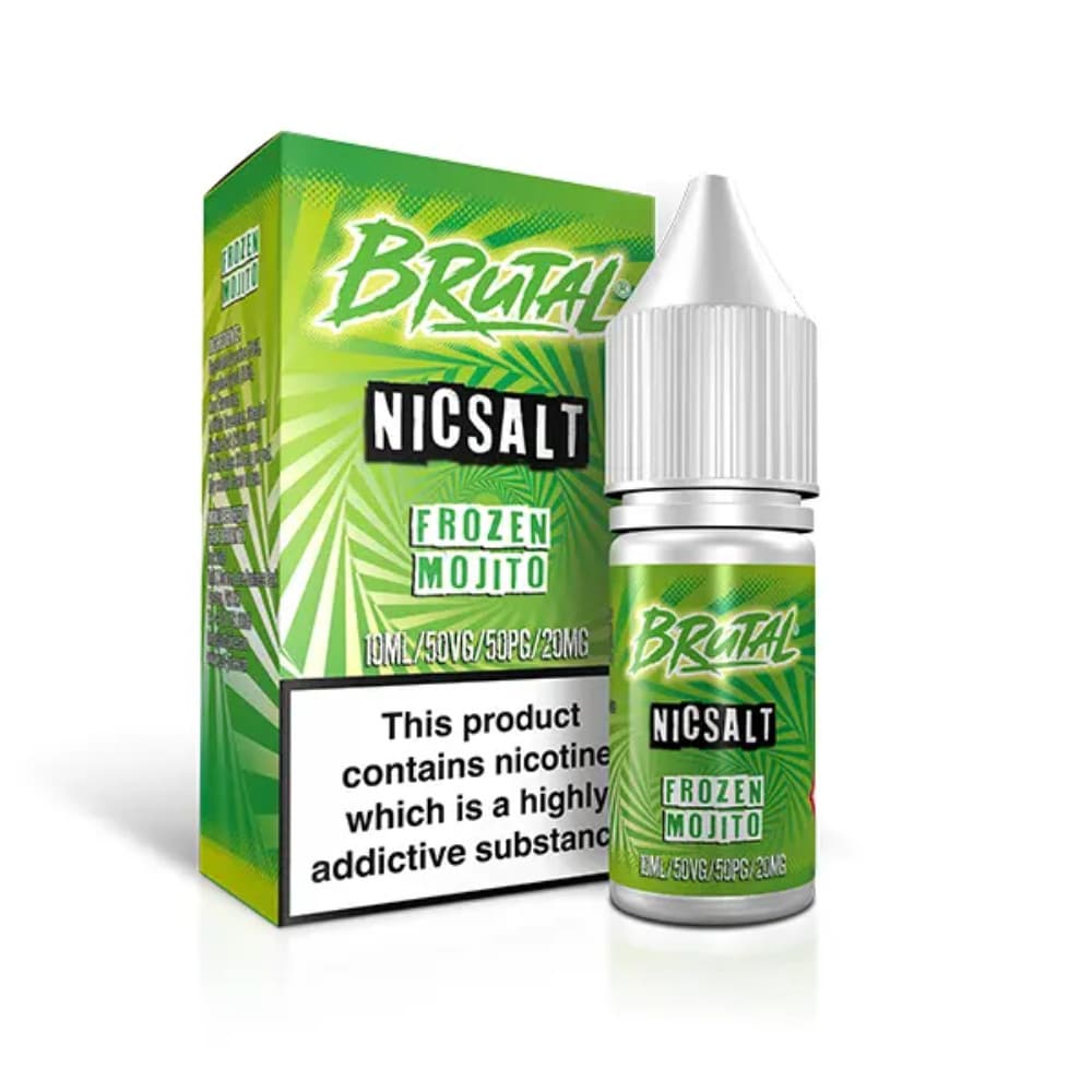  Drinks Frozen Mojito / 10mg Just Juice Brutal Nic Salts e liquids 10ml