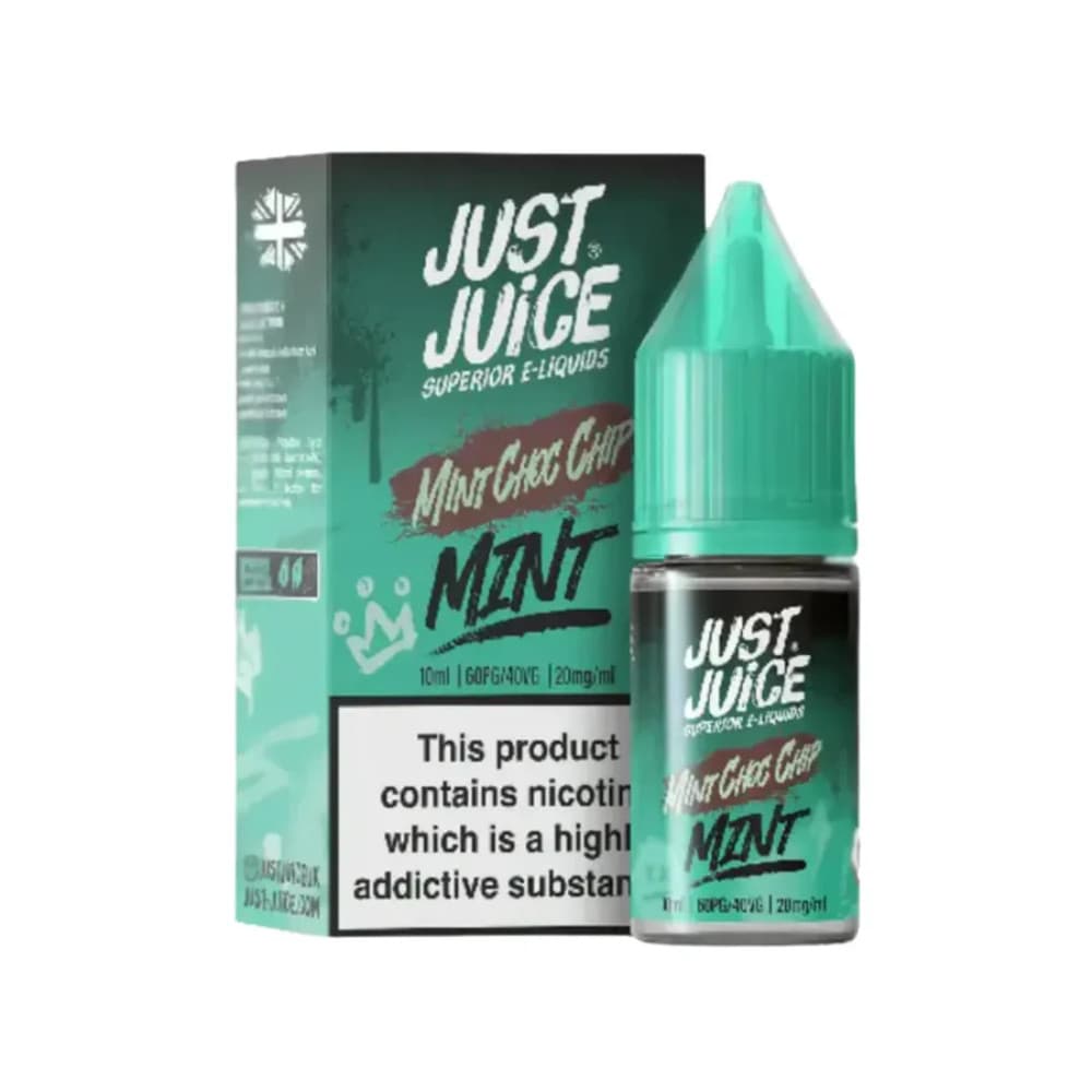  Mint Choco Chips / 20mg Just Juice Mint Nic Salts e liquids 10ml