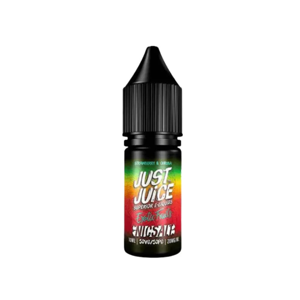  Strawberry & Curuba / 20mg Just Juice Exotic Fruits Nic Salts e liquids 10ml