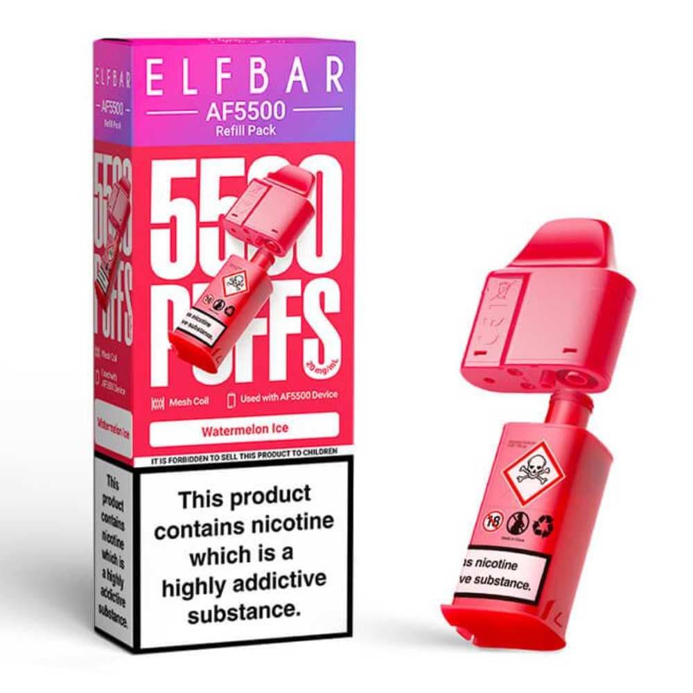  Watermelon Ice Elf bar AF5000 Pods Pack of 5