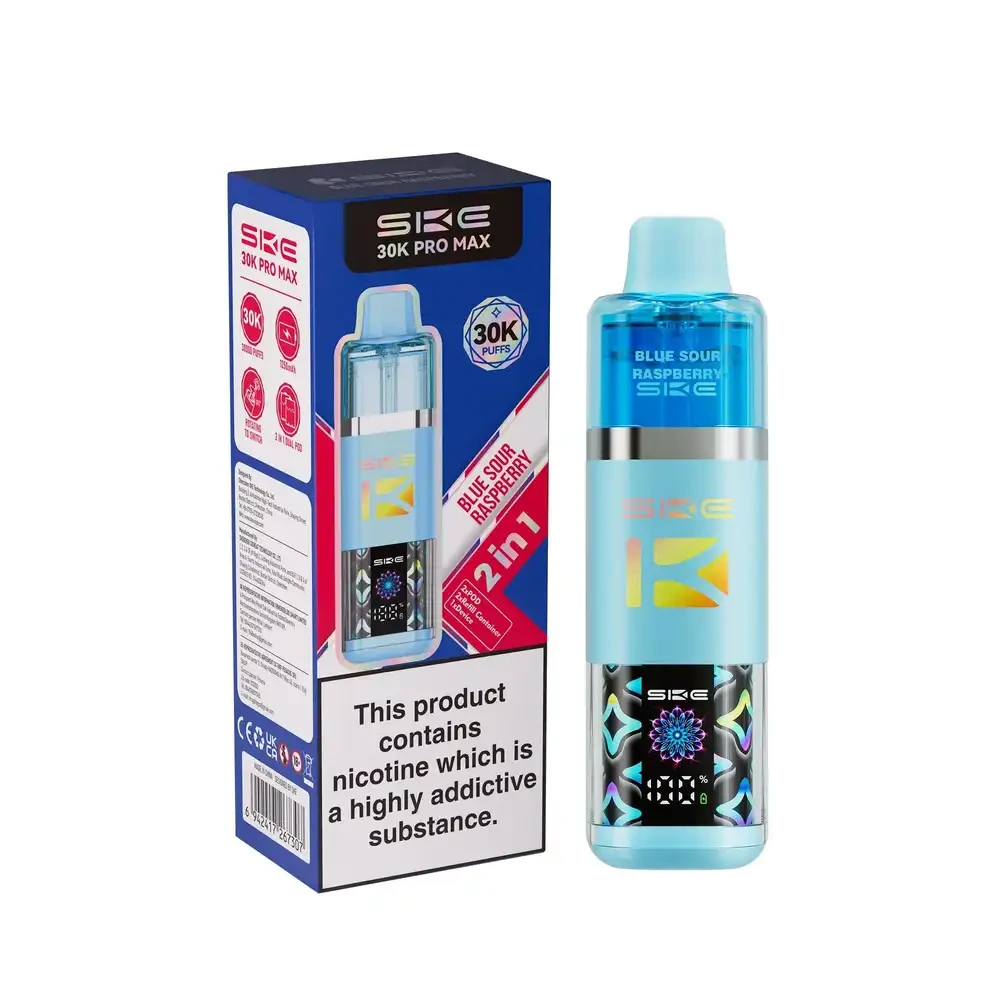  Blue Sour Raspberry Ske 30k Pro Max Vape Kit Box of 5
