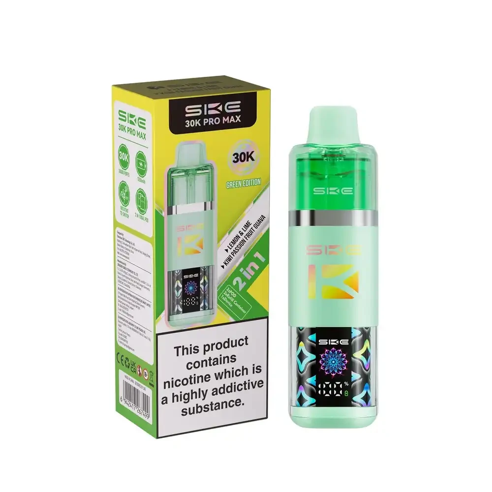  Green Edition Ske 30k Pro Max Vape Kit Box of 5